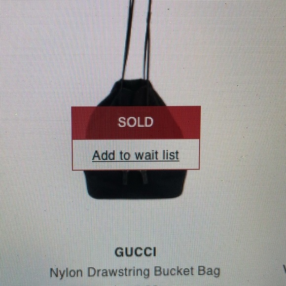 Authentic black Gucci Bucket Bag - Picture 8 of 8